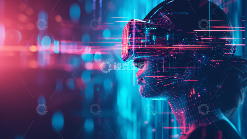 高清大图下载【趣麦麦图】智能科技未来VR