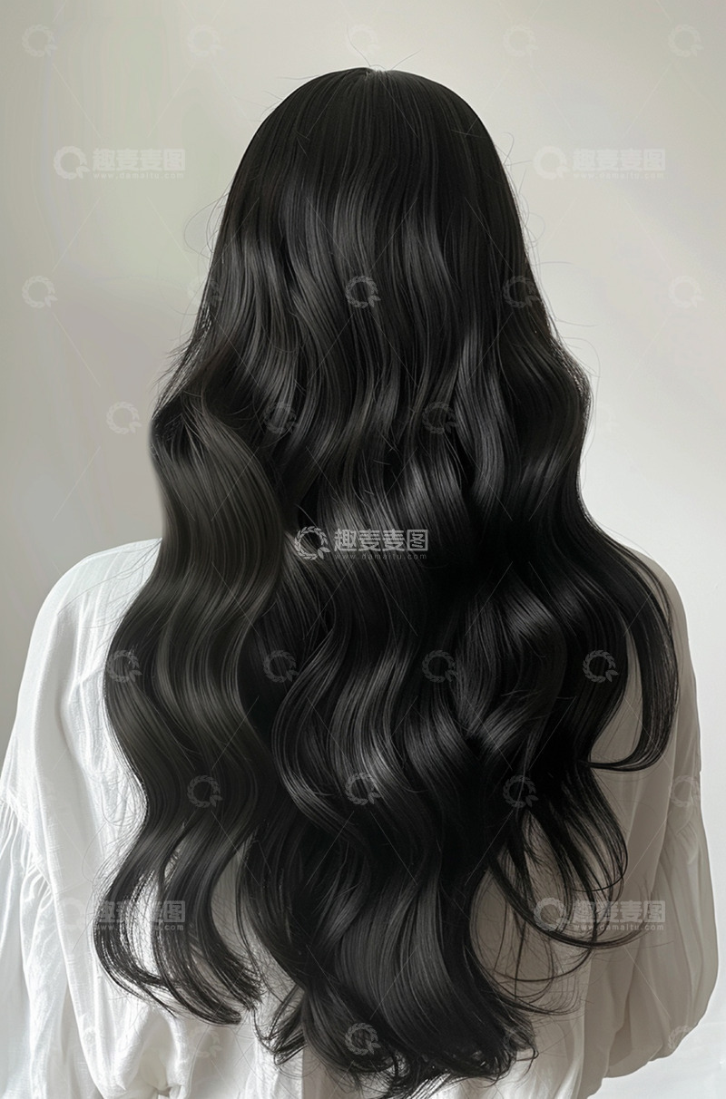 高清大图下载【趣麦麦图】实拍美发模特