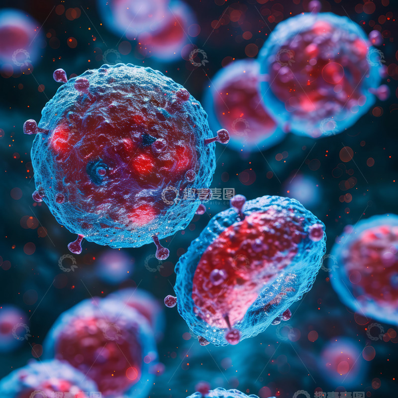 高清大图下载【趣麦麦图】人体细胞细菌等生物