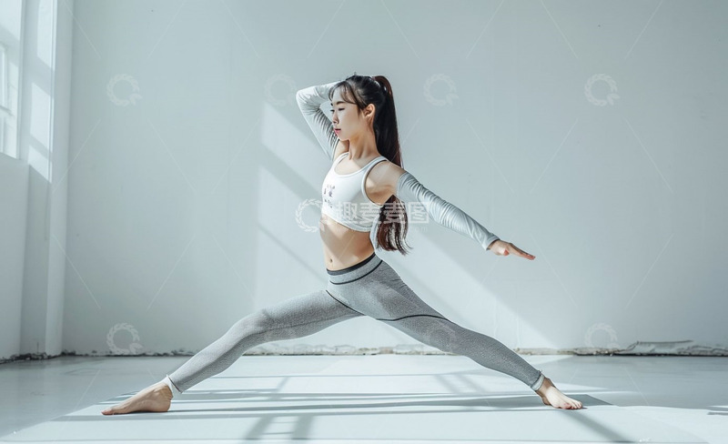 高清大图下载【趣麦麦图】瑜伽运动场景
