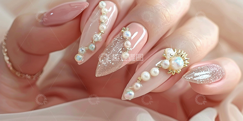 高清大图下载【趣麦麦图】美甲手部特写