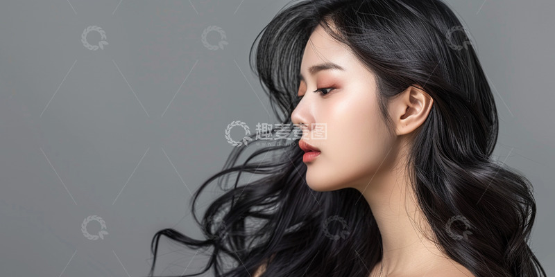 高清大图下载【趣麦麦图】美发行业模特实拍图