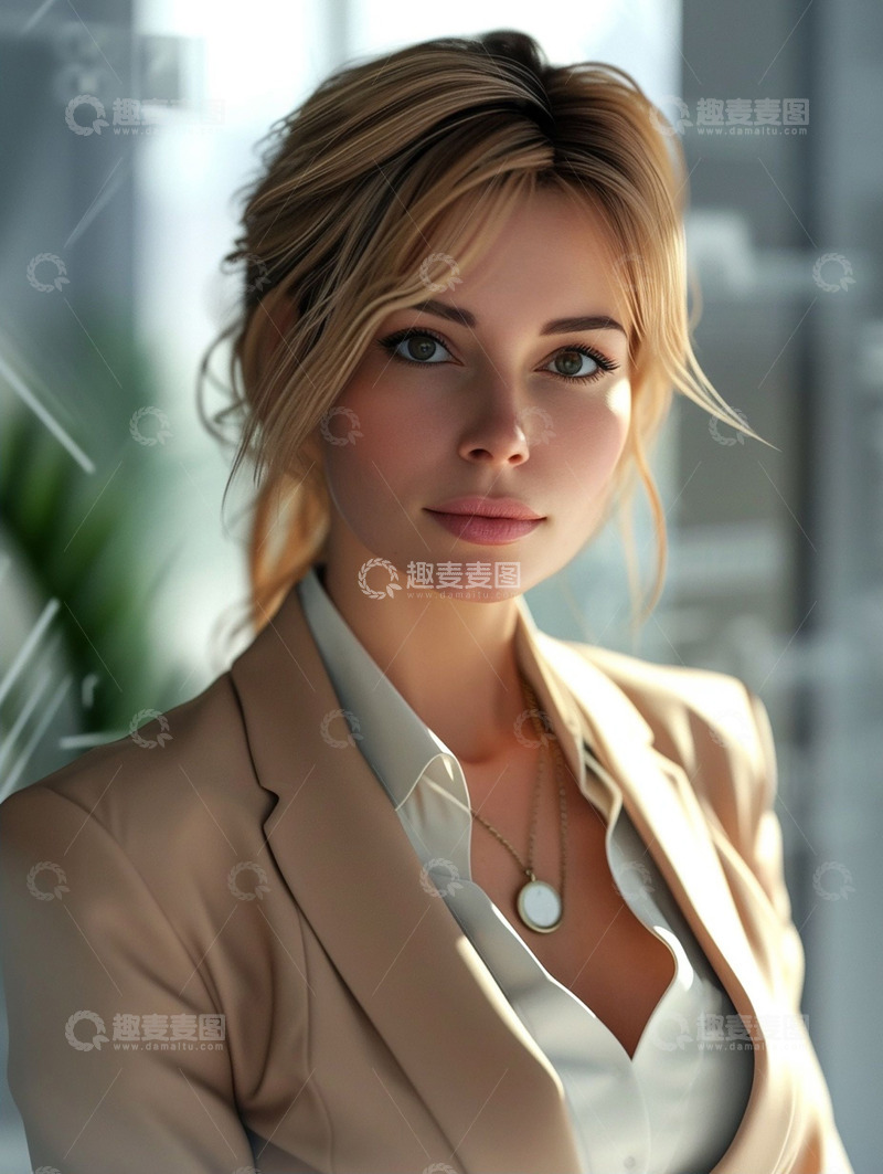 高清大图下载【趣麦麦图】商务女性实拍图