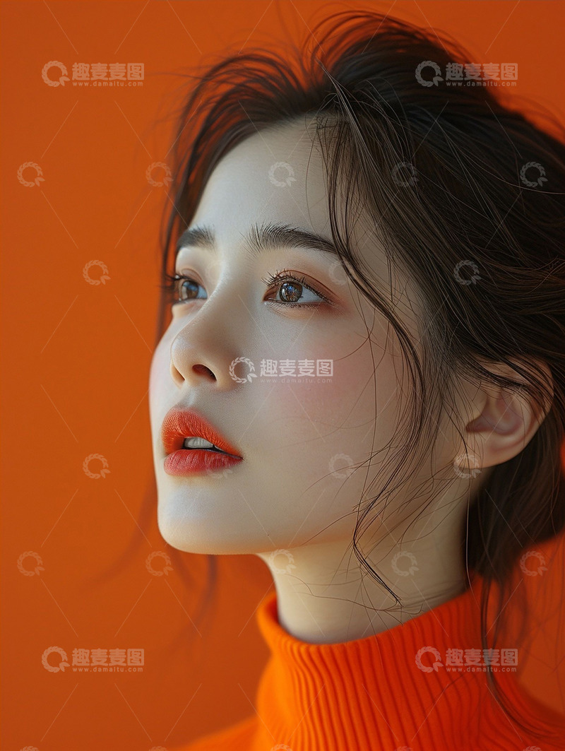 高清大图下载【趣麦麦图】实拍时尚杂志模特人物