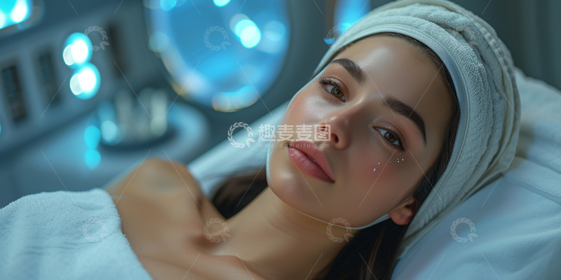 高清大图下载【趣麦麦图】美容院做医美的人物