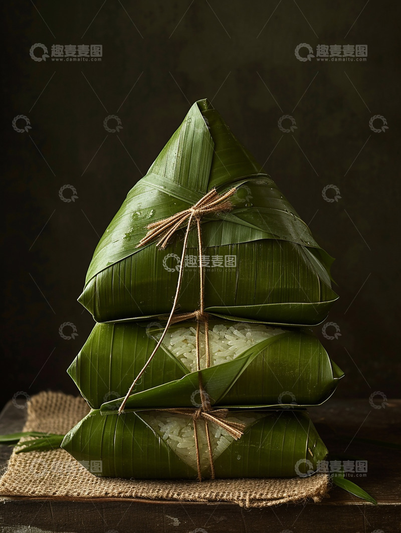 高清大图下载【趣麦麦图】端午节粽子背景图