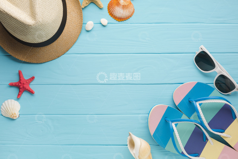 高清大图下载【趣麦麦图】-暑假户外度假享受美景