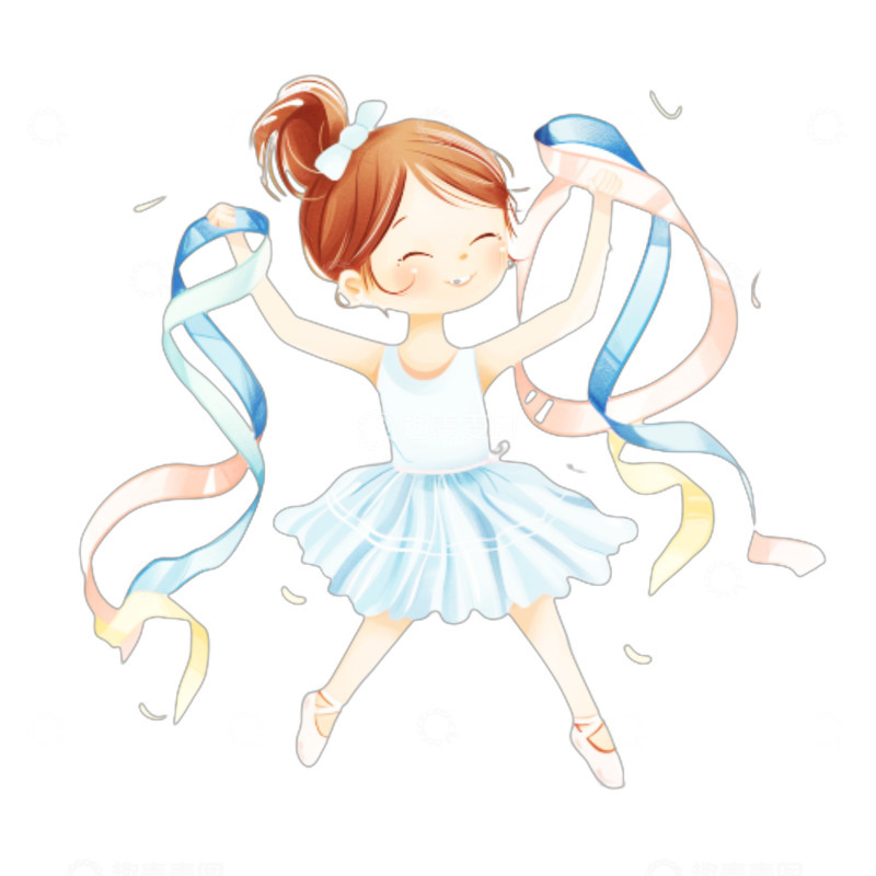 高清大图下载【趣麦麦图】培训班跳舞的女孩