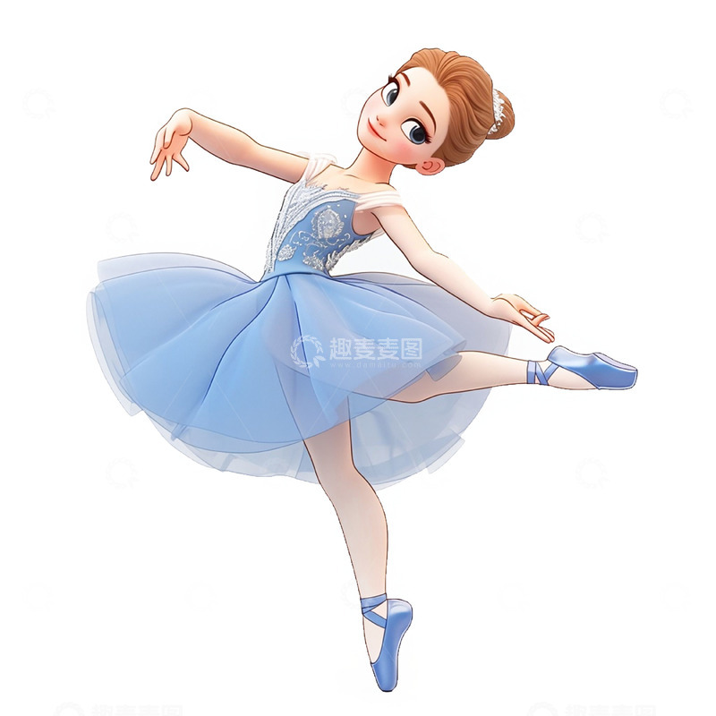 高清大图下载【趣麦麦图】培训班芭蕾女孩
