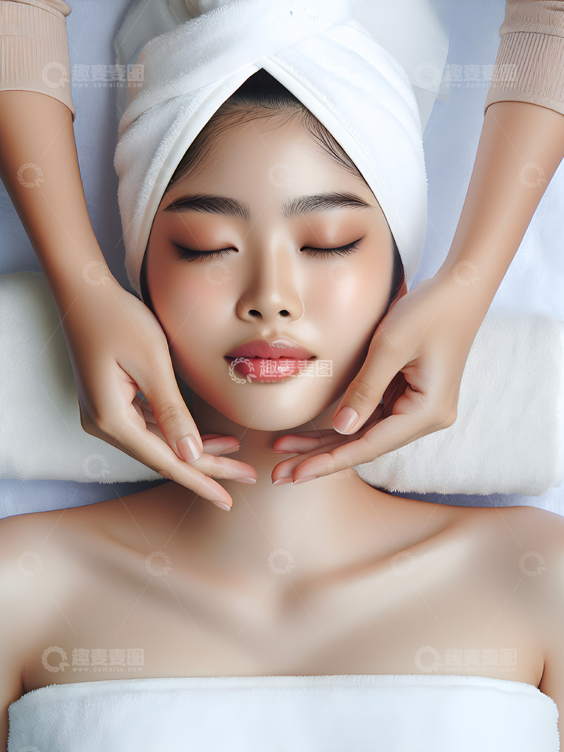 高清大图下载【趣麦麦图】做美容医美模特AI摄影图