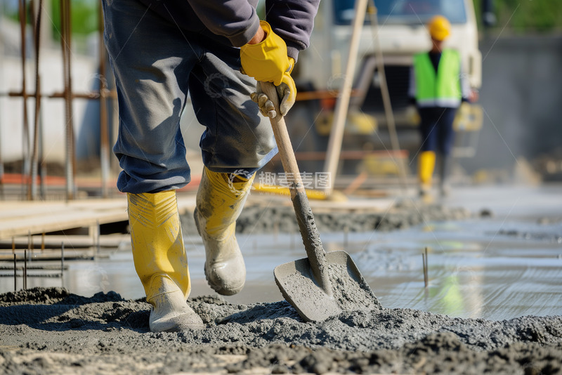 高清大图下载【趣麦麦图】建筑装修地面工人