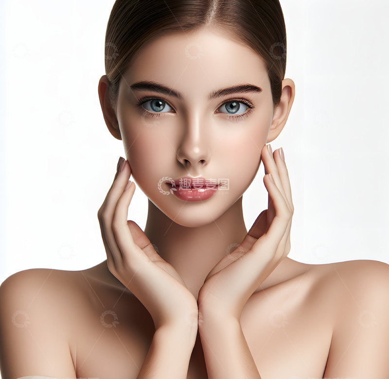 高清大图下载【趣麦麦图】美容行业皮肤管理AI摄影图