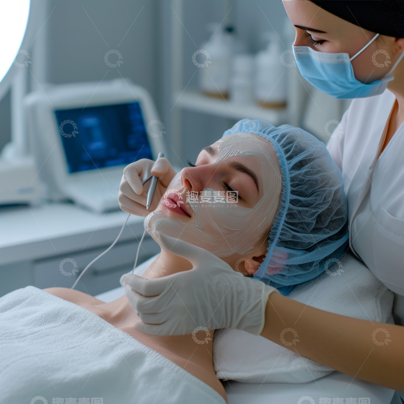 高清大图下载【趣麦麦图】女人按摩美容护肤