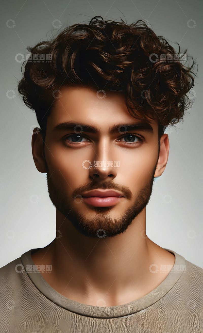 高清大图下载【趣麦麦图】发型男士特摄影图素材