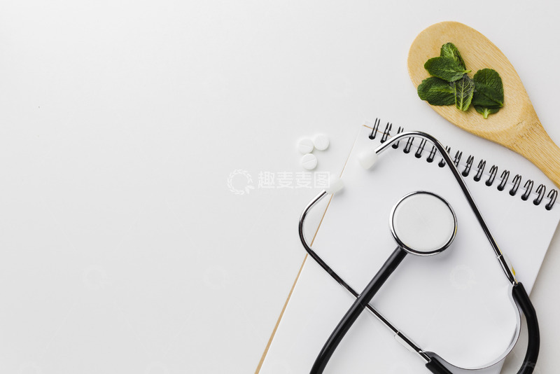 高清大图下载【趣麦麦图】医院听诊器病例