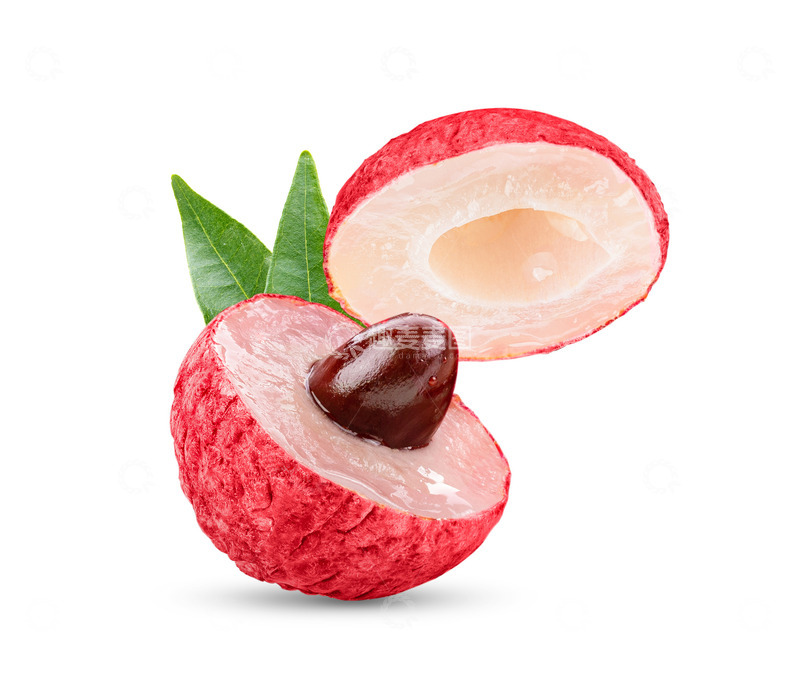 高清大图下载【趣麦麦图】一颗新鲜多汁的荔枝