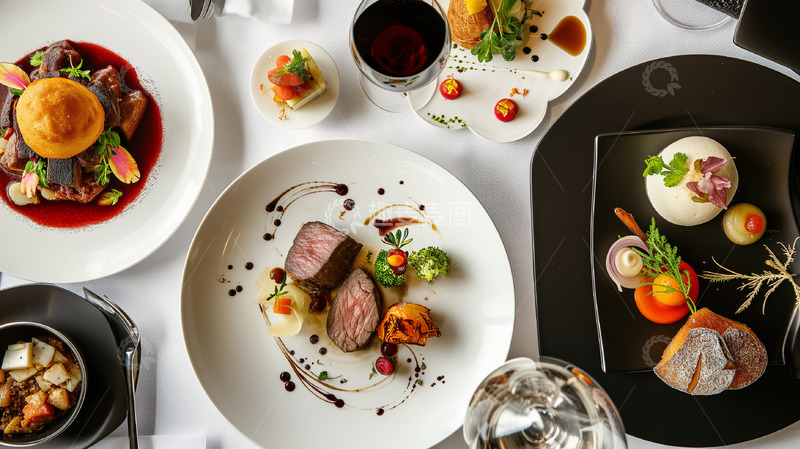 高清大图下载【趣麦麦图】西餐美食摆盘