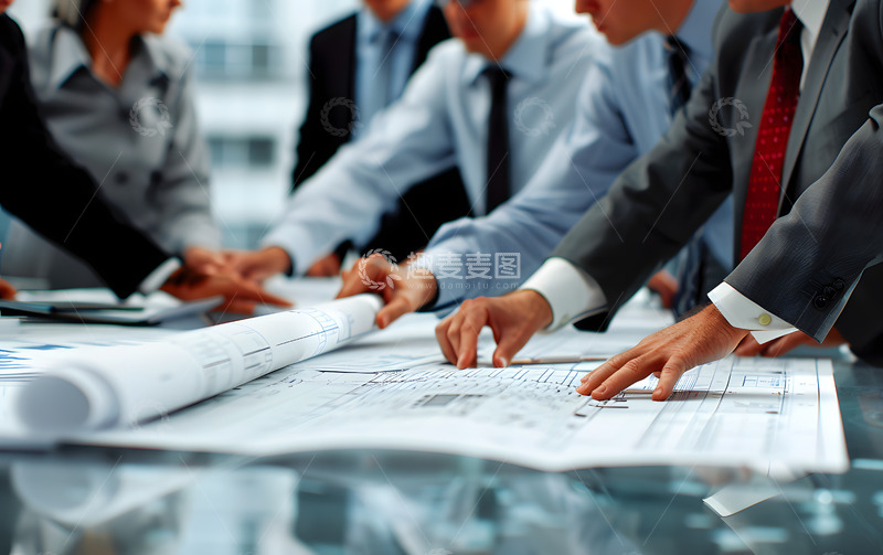 高清大图下载【趣麦麦图】西装男士群像商务摄影
