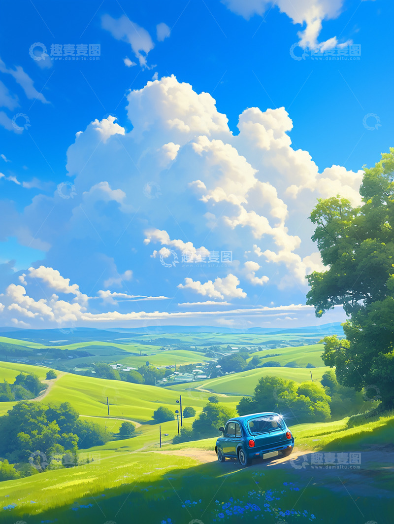 高清大图下载【趣麦麦图】户外自然春日景色