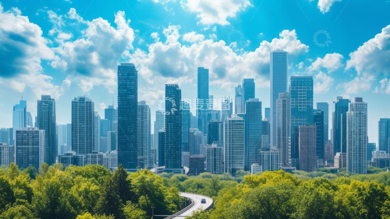 高清大图下载【趣麦麦图】白天城市景观