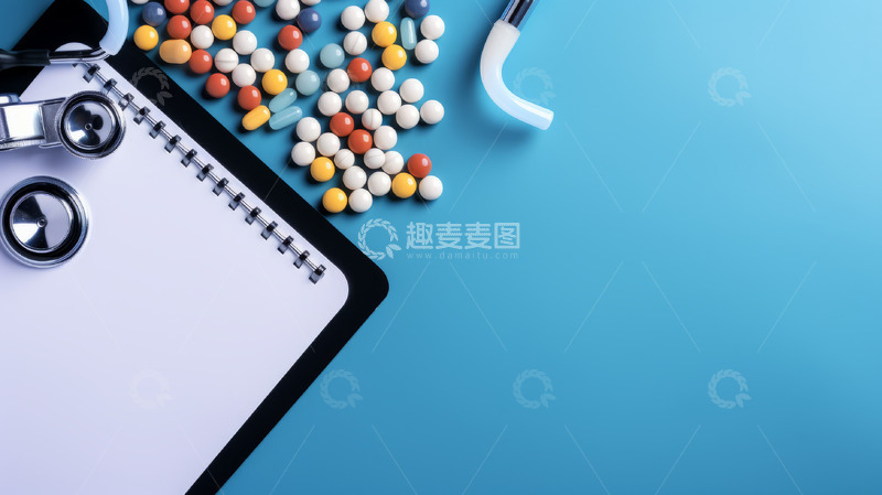 高清大图下载【趣麦麦图】药物药丸医疗保健海报