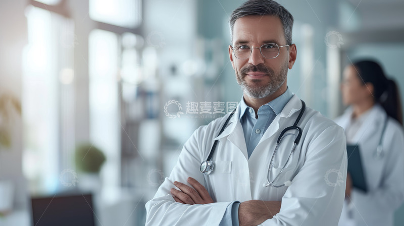 高清大图下载【趣麦麦图】医疗医生背景图