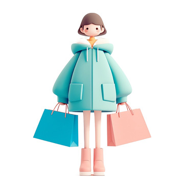 3D粘土卡通人物