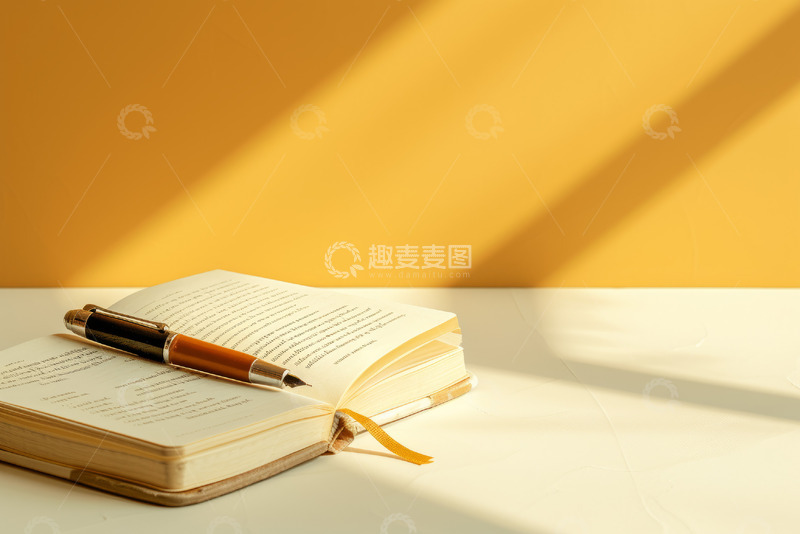 高清大图下载【趣麦麦图】书本桌面摄影