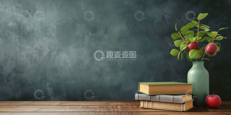 高清大图下载【趣麦麦图】书本学习海报摄影