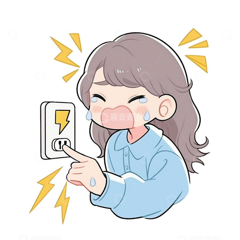 高清大图下载【趣麦麦图】请勿手碰插口注意安全