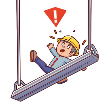 工地生产事故发生场景