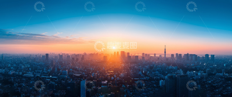 高清大图下载【趣麦麦图】城市建筑高楼大厦现代化