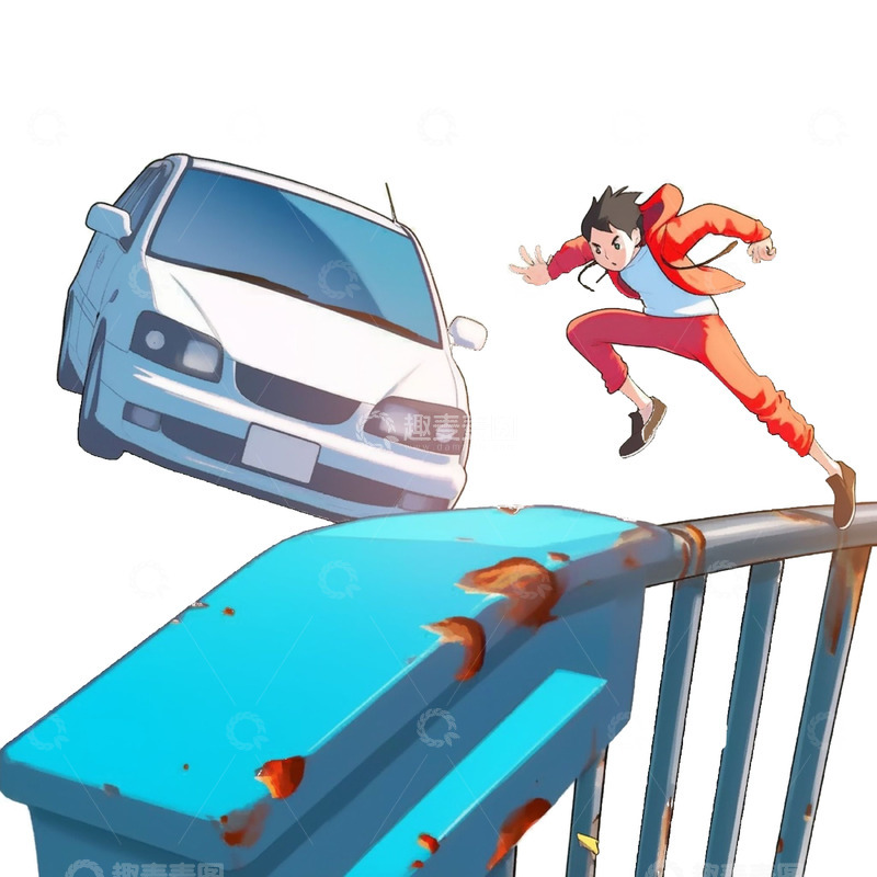 高清大图下载【趣麦麦图】交通安全注意交通规则