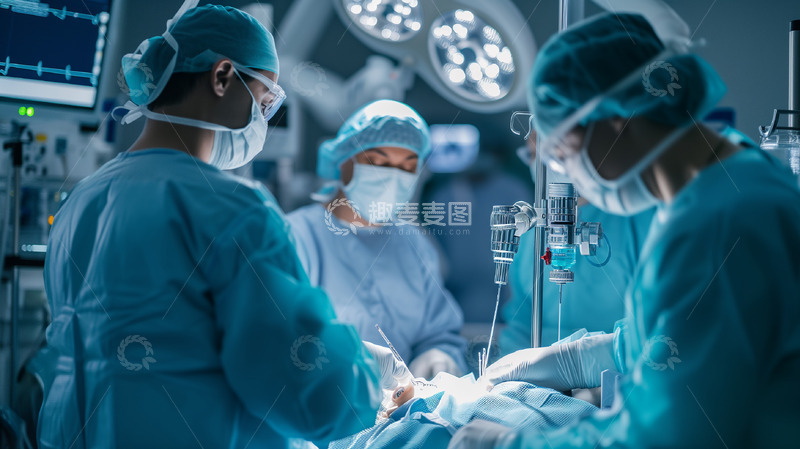 高清大图下载【趣麦麦图】-手术室手术外科医生