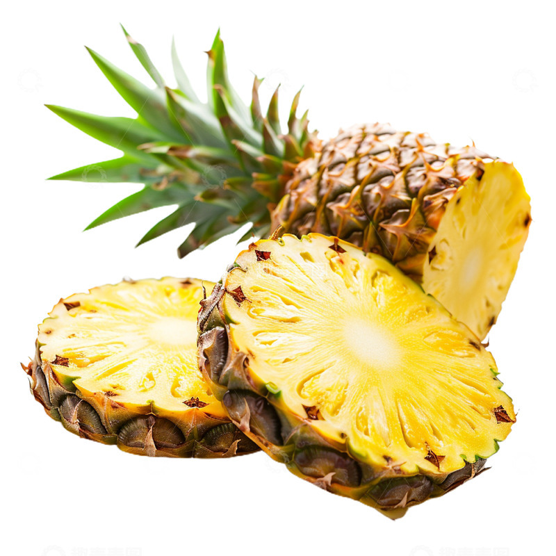 高清大图下载【趣麦麦图】夏天切片菠萝