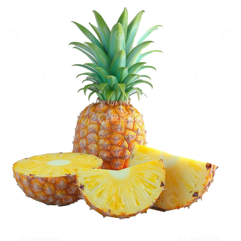高清大图下载【趣麦麦图】夏天新鲜菠萝