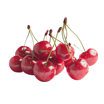 红色新鲜樱桃