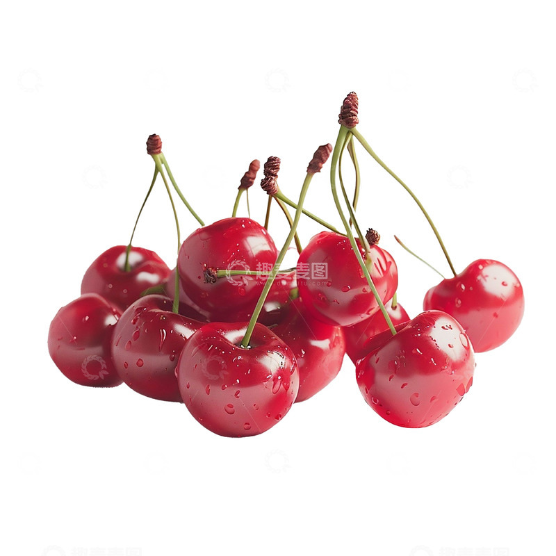 高清大图下载【趣麦麦图】红色新鲜樱桃