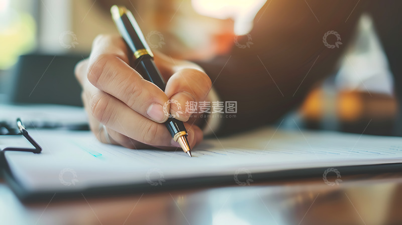 高清大图下载【趣麦麦图】办公商业记笔记写报告