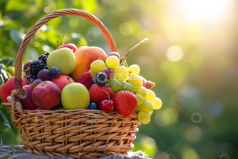 高清大图下载【趣麦麦图】水果篮海报摄影