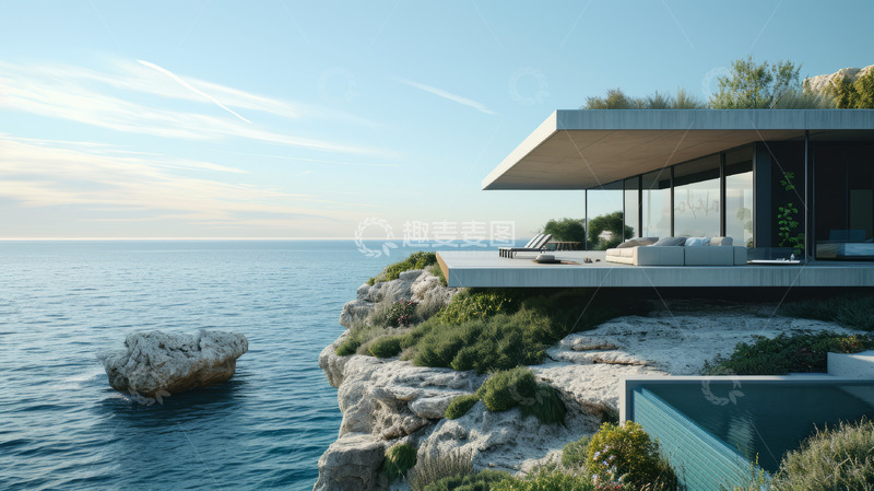 高清大图下载【趣麦麦图】海边的酒店海景酒店
