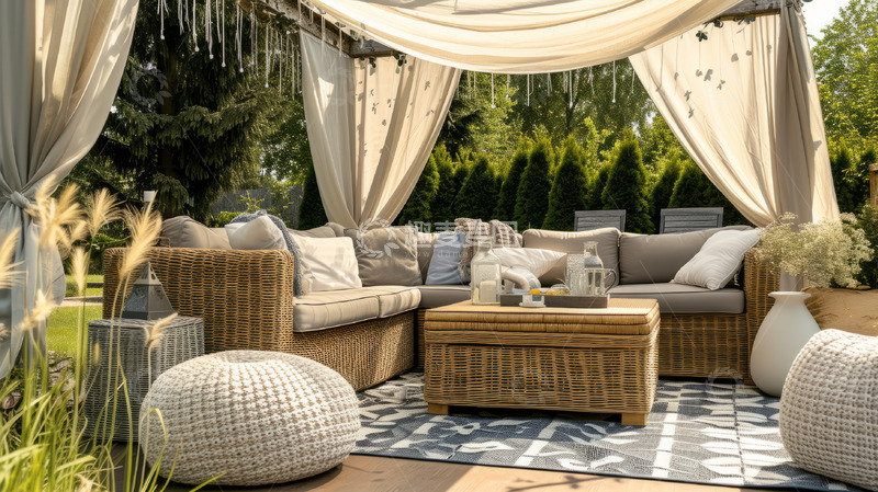 高清大图下载【趣麦麦图】户外庭院场景