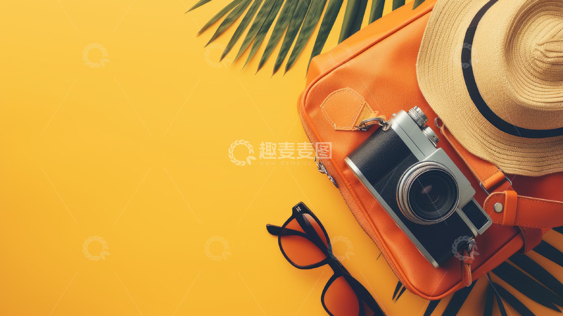 高清大图下载【趣麦麦图】相机眼镜海报背景