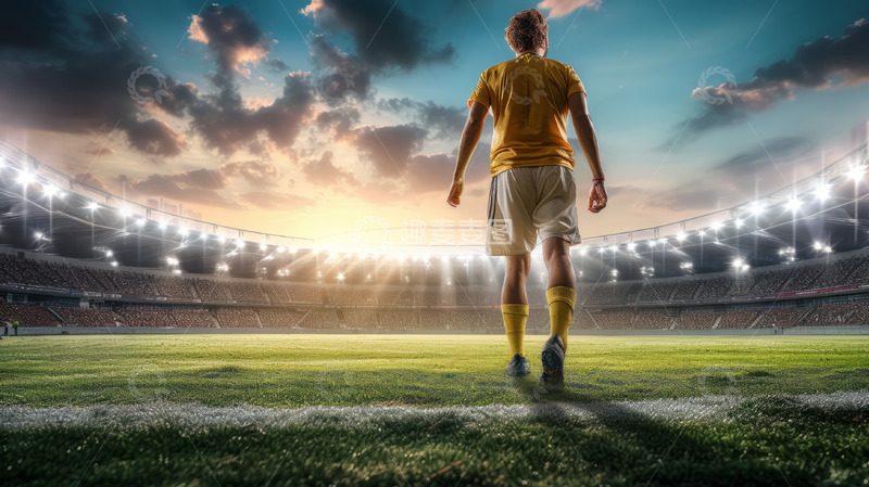 高清大图下载【趣麦麦图】场球上的运动员