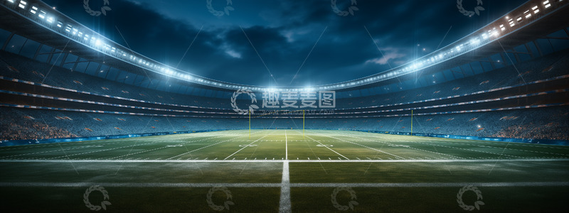 高清大图下载【趣麦麦图】足球场草地海报背景