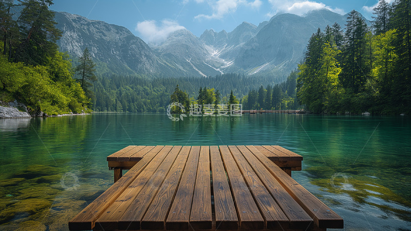 高清大图下载【趣麦麦图】湖泊景观倒影