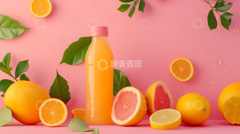高清大图下载【趣麦麦图】橙子水果果汁摄影