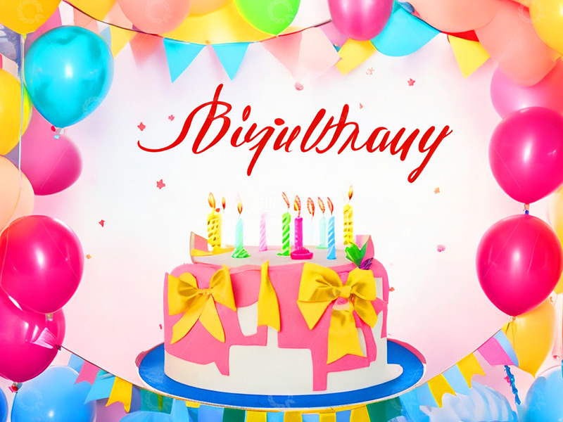 高清大图下载【趣麦麦图】梦幻蛋糕的生日庆典