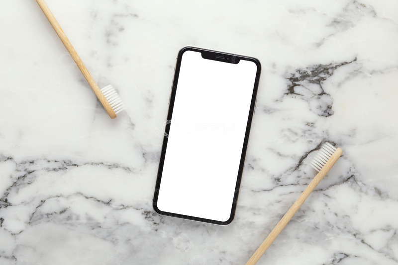 高清大图下载【趣麦麦图】大理石桌面上的智能手机样机