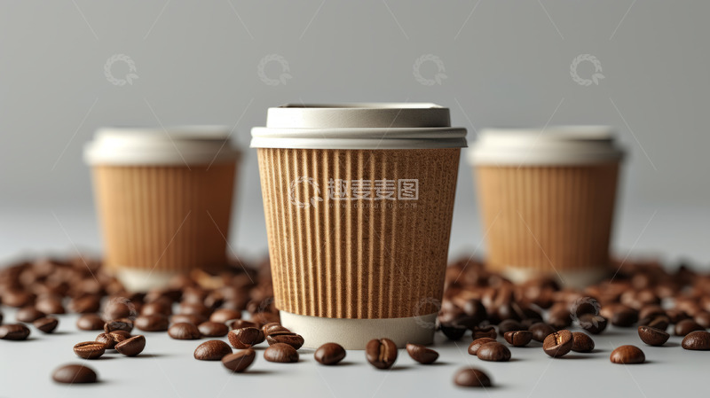 高清大图下载【趣麦麦图】咖啡海报背景图